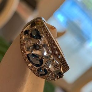 925 Sterling Silver Multi Stone ring